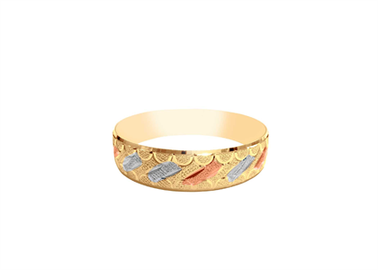 Tri Tone Plated | Fashion Bangles